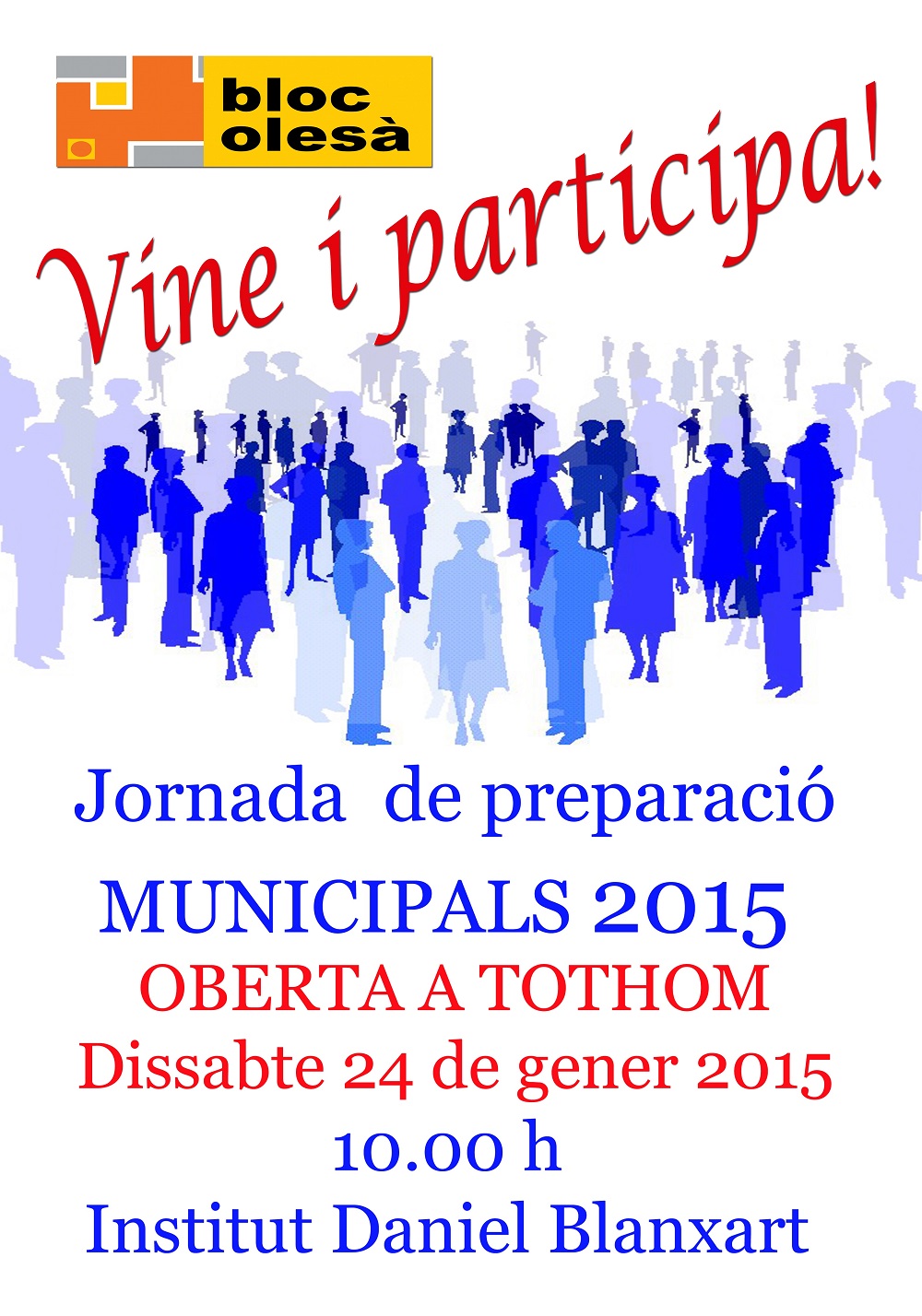 24 de gener jornada Bloc i Blanxart